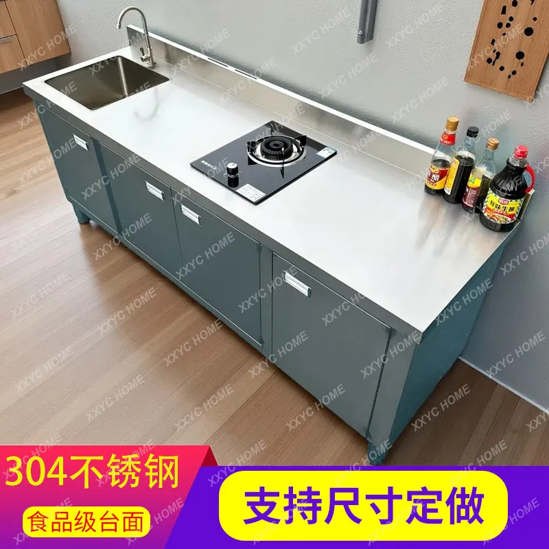 CX stainless steel cabinet, cupboard, kitchen stove, storage, dining side cabinet, sink integrated workbench
CX stainless steel cabinet, cupboard, kitchen stove, storage, dining side cabinet, sink integrated workbench