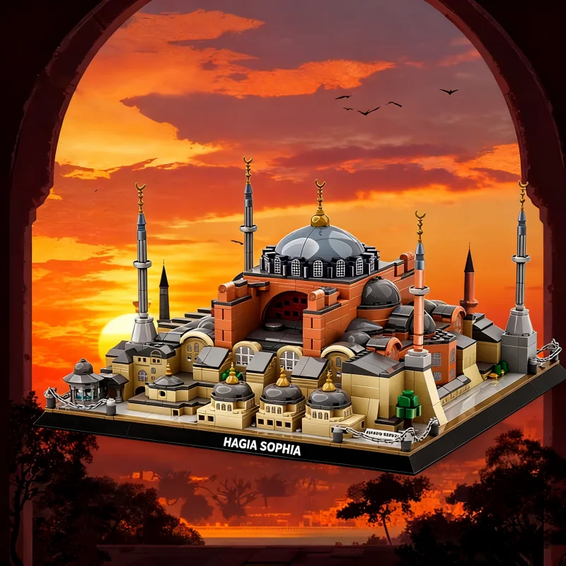 Creative 1434PCS Kids Building Blocks Turkish Istanbul Hagia Sophia Cathedral Model Children's Educational Puzzle For Boys Gifts
Creative 1434PCS Kids Building Blocks Turkish Istanbul Hagia Sophia Cathedral Model Children's Educational Puzzle For Boys Gifts