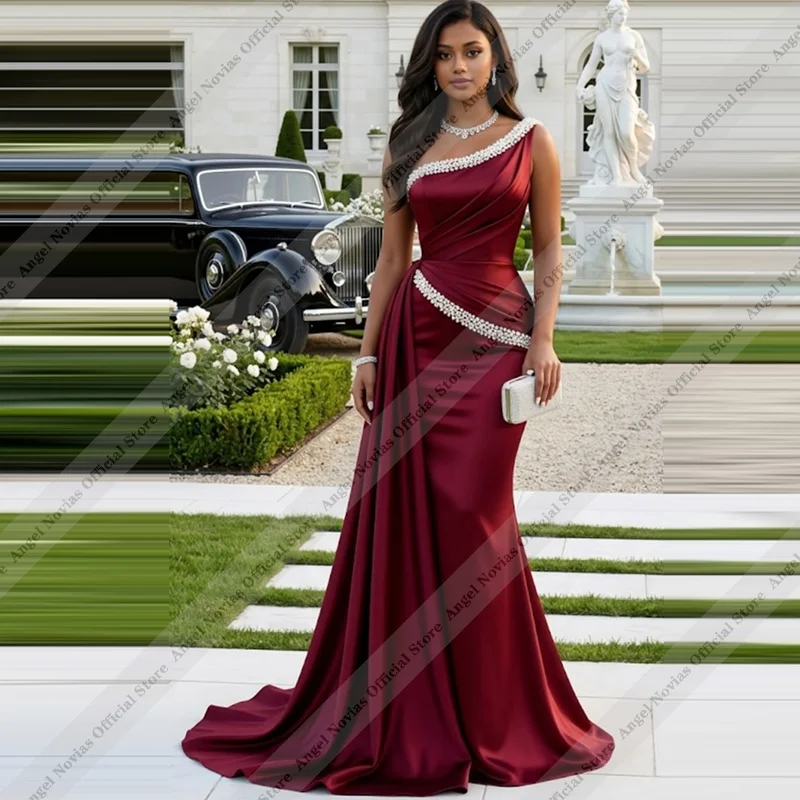 Customized Long Mermaid Burgundy Bridesmaid Dresses Beading Evening Dresses vestido madrinhas casamento
Customized Long Mermaid Burgundy Bridesmaid Dresses Beading Evening Dresses vestido madrinhas casamento