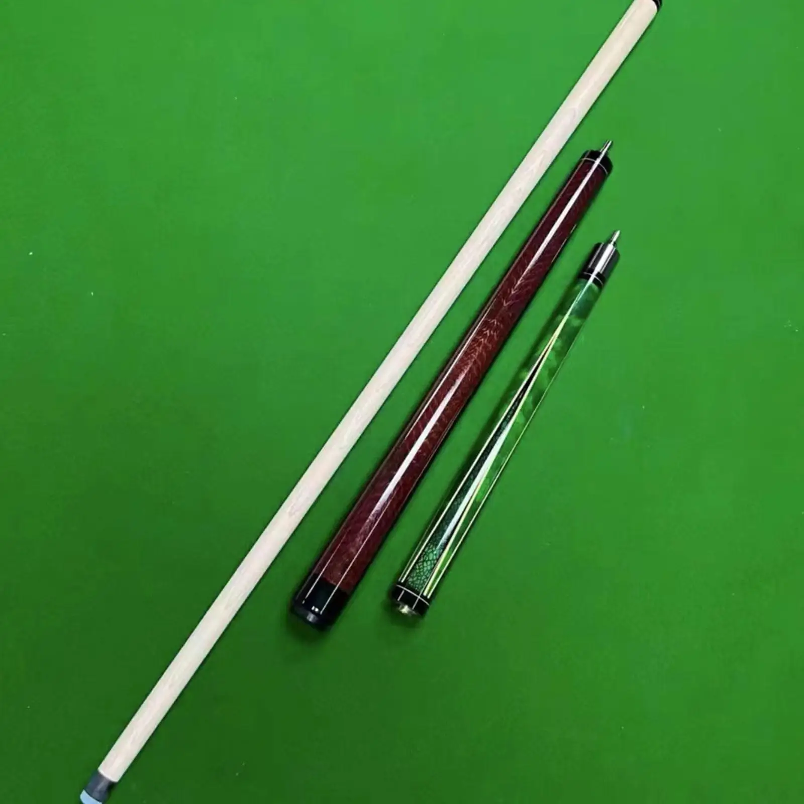 Pool Stick Break Jump Cue Three Section 55 inch, Punch Cue Wooden Billiard Cue Billiard Pool Cue for Pool House Game Starters
Pool Stick Break Jump Cue Three Section 55 inch, Punch Cue Wooden Billiard Cue Billiard Pool Cue for Pool House Game Starters