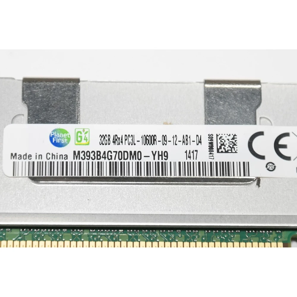 For Samsung RAM 32GB 4Rx4 DDR3L 1333 PC3L-10600R ECC REG Server Memory M393B4G70DM0-YH9
For Samsung RAM 32GB 4Rx4 DDR3L 1333 PC3L-10600R ECC REG Server Memory M393B4G70DM0-YH9