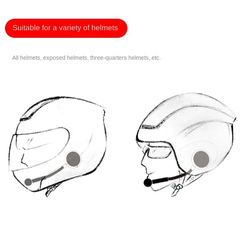 A02Q-M1 Wireless Bluetooth-Compatible Helmet Headset For Motorbike Motorcycle Super Sound Quality Auto Answer 2 Phone Connection
A02Q-M1 Wireless Bluetooth-Compatible Helmet Headset For Motorbike Motorcycle Super Sound Quality Auto Answer 2 Phone Connection