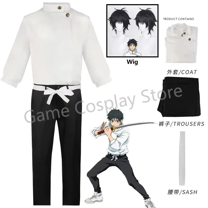 Anime Jujutsu Kaisen Yuta Okkotsu Cosplay Costume Men Women Halloween Party Uniforms Tops Pants Belt
Anime Jujutsu Kaisen Yuta Okkotsu Cosplay Costume Men Women Halloween Party Uniforms Tops Pants Belt