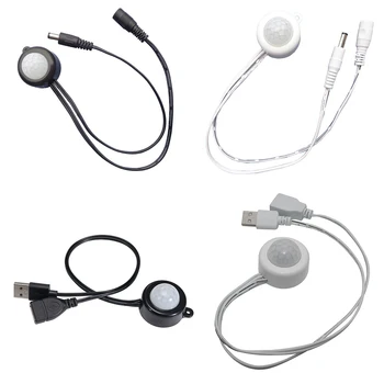 2025 PIR 바디 적외선 모션 센서 스위치, DC 5V - 24V 5A 감광성 센서 감지기 스위치, 단색 RGB LED 스트립용