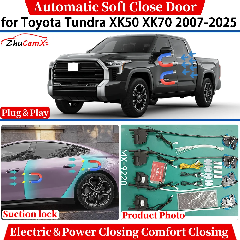 for Toyota Tundra XK50 XK70 2007-2025 Car Automatic Soft Close Door Electric Power Comfort Closing Suction lock Quiet System
for Toyota Tundra XK50 XK70 2007-2025 Car Automatic Soft Close Door Electric Power Comfort Closing Suction lock Quiet System