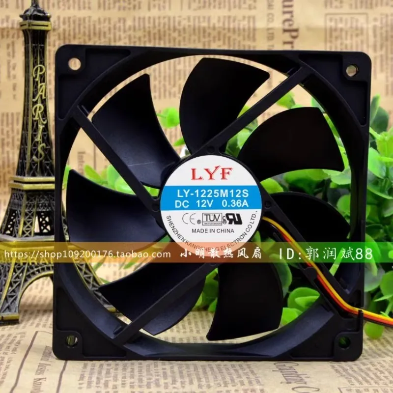 Новый вентилятор охлаждения для LYF LY-1225M12S 12025 12V 0.36A Вентилятор охлаждения шасси 120*120*25 мм
Новый вентилятор охлаждения для LYF LY-1225M12S 12025 12V 0.36A Вентилятор охлаждения шасси 120*120*25 мм