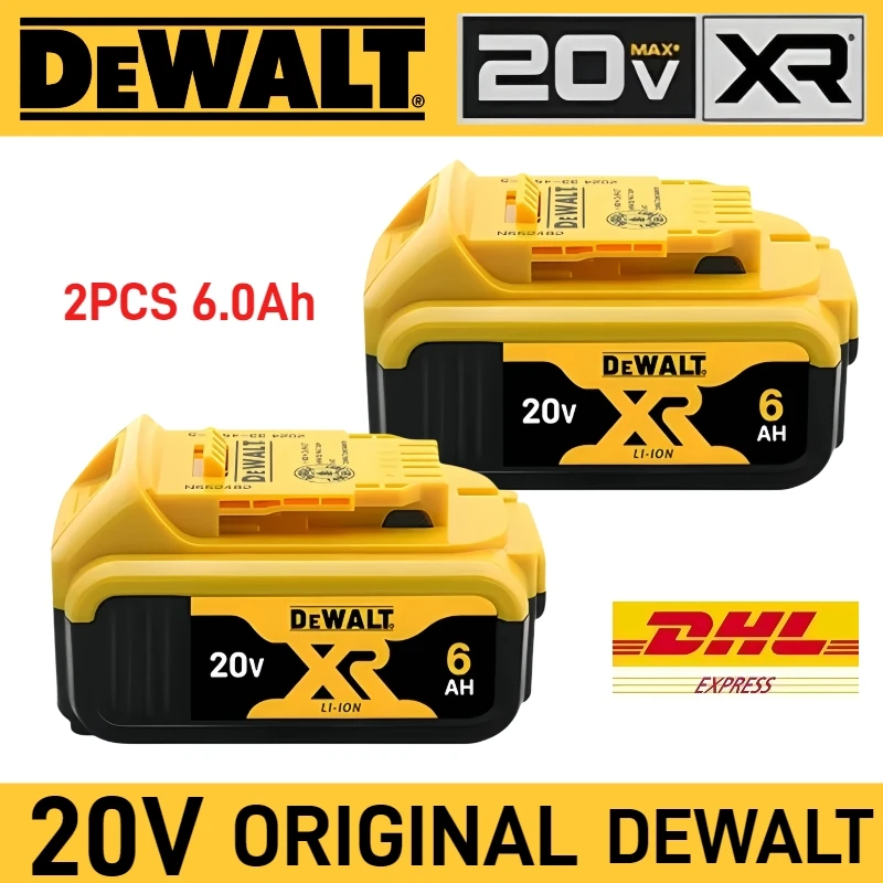 New 6.0Ah Power Tool Battery DeWalt 20V battery Replacement DCG406 DCD887 DCF880 DCF860 DCF922 Battery With Charger
New 6.0Ah Power Tool Battery DeWalt 20V battery Replacement DCG406 DCD887 DCF880 DCF860 DCF922 Battery With Charger