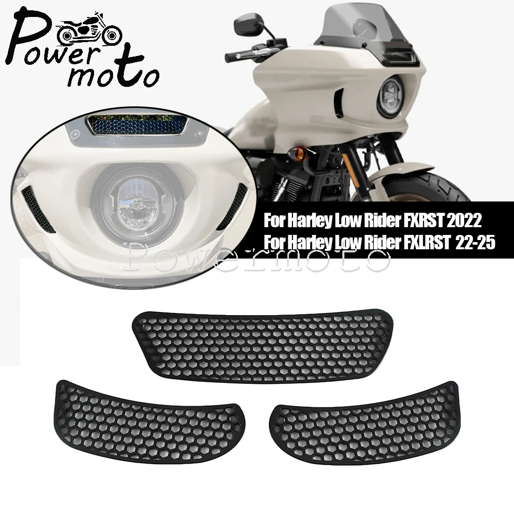 Motorcycle Front Fairing Mesh Vent Screen Grills Aluminum Fit For Harley Low Rider ST FXLRST Low Rider El Diablo FXRST 2022-2025
Motorcycle Front Fairing Mesh Vent Screen Grills Aluminum Fit For Harley Low Rider ST FXLRST Low Rider El Diablo FXRST 2022-2025