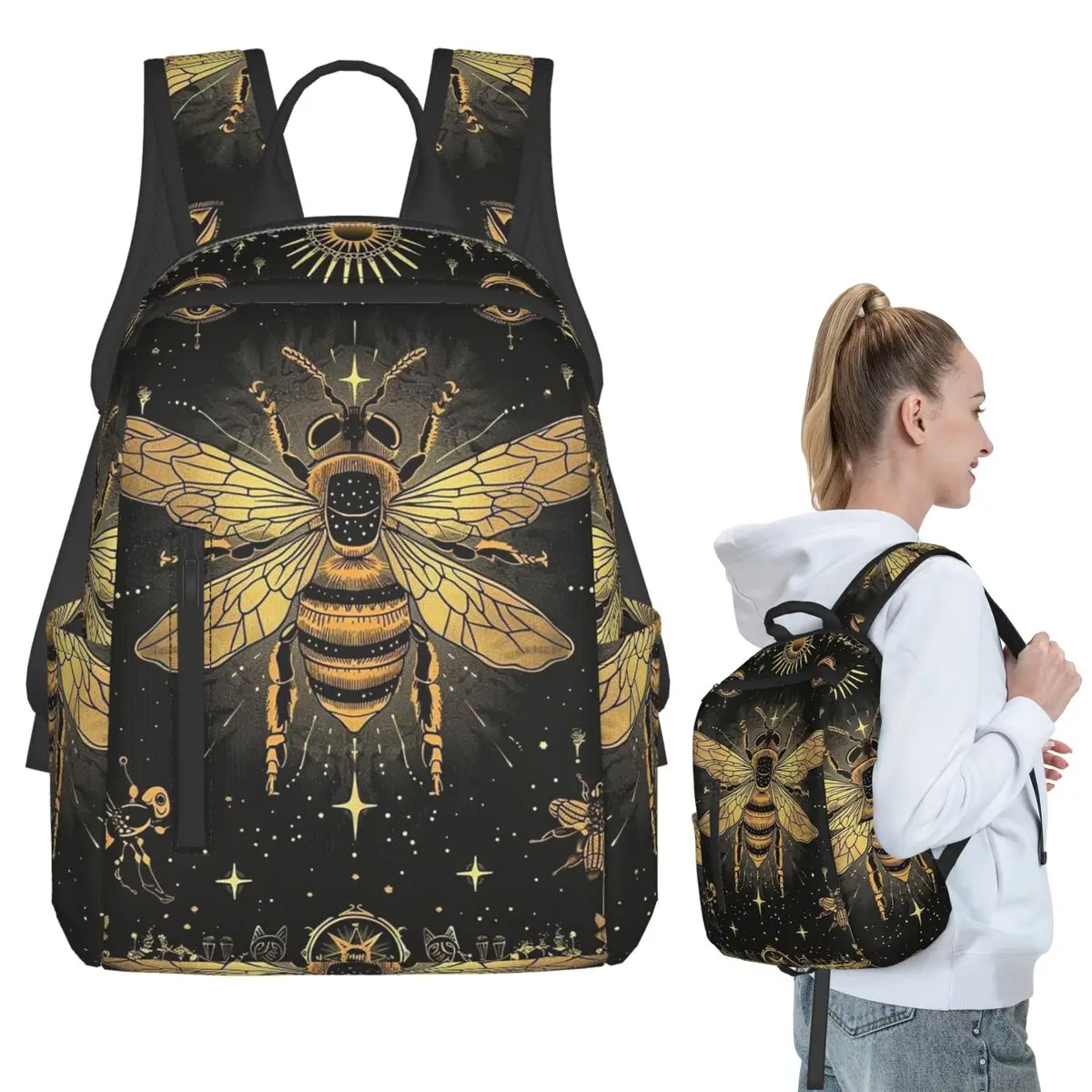 Bee Themed Backpack Student BookBag Children School Bag Laptop Shoulder Bags Boys Girls
Bee Themed Backpack Student BookBag Children School Bag Laptop Shoulder Bags Boys Girls