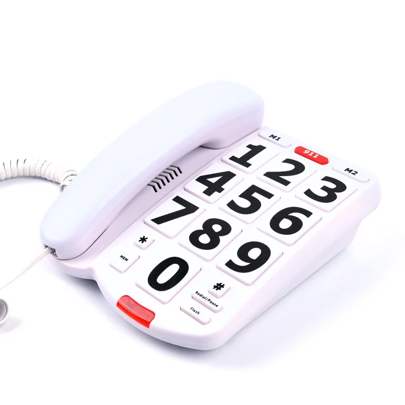 Big Button Phone for Land Line Phones for Visually Impaired Seniors, With Extra Loud Ringer, Large Easy Buttons
Big Button Phone for Land Line Phones for Visually Impaired Seniors, With Extra Loud Ringer, Large Easy Buttons