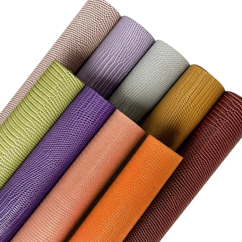 46x135cm Luster Lizard Pattern Faux Leather Fabric Embossed Vinyl Leatherette for Bows Craft Bag Handmade Material DIY
46x135cm Luster Lizard Pattern Faux Leather Fabric Embossed Vinyl Leatherette for Bows Craft Bag Handmade Material DIY