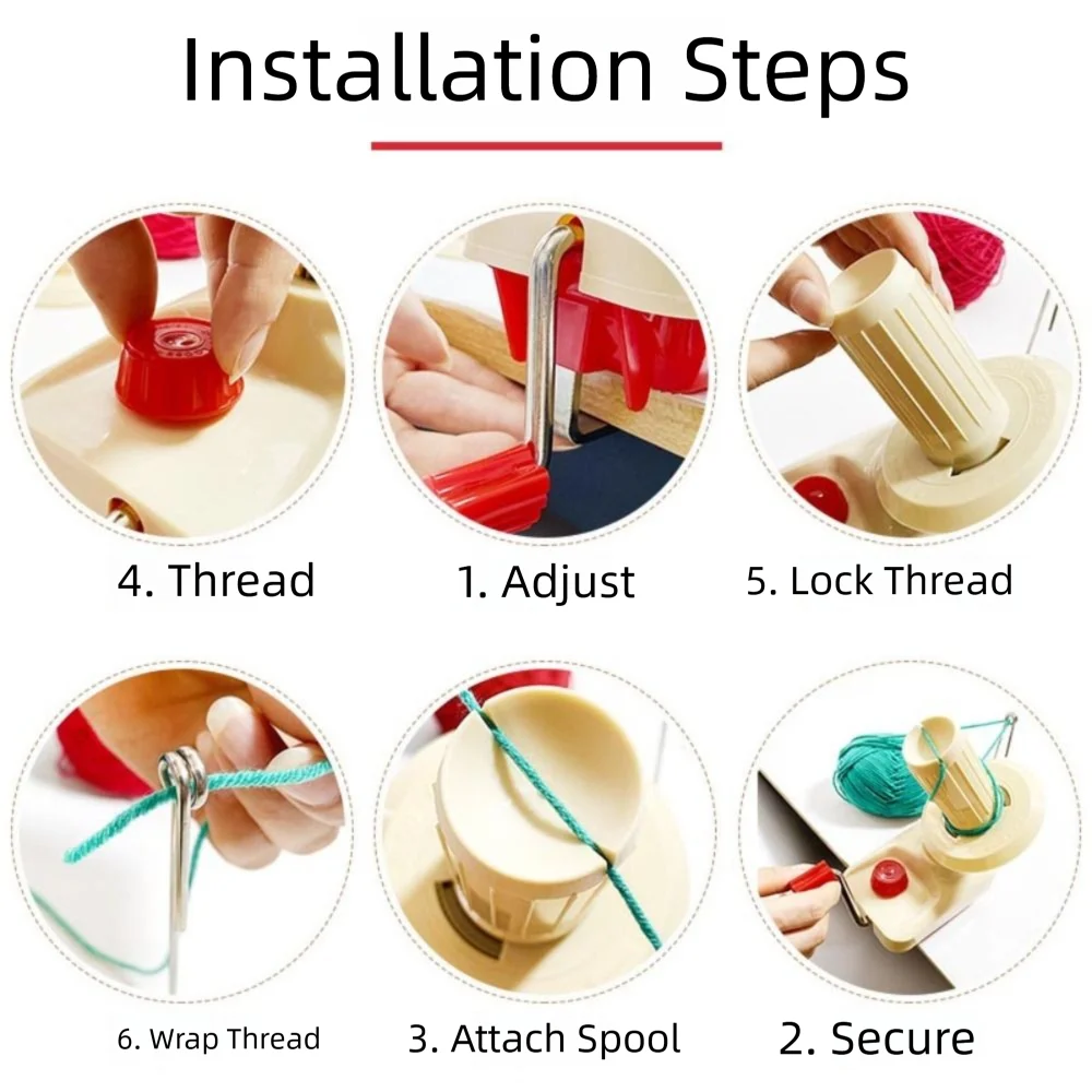 Portable Manual Wool Winder Holder Plastic Handheld Wool Ball Winder DIY Mini Yarn winding machine Sewing Accessories
Portable Manual Wool Winder Holder Plastic Handheld Wool Ball Winder DIY Mini Yarn winding machine Sewing Accessories