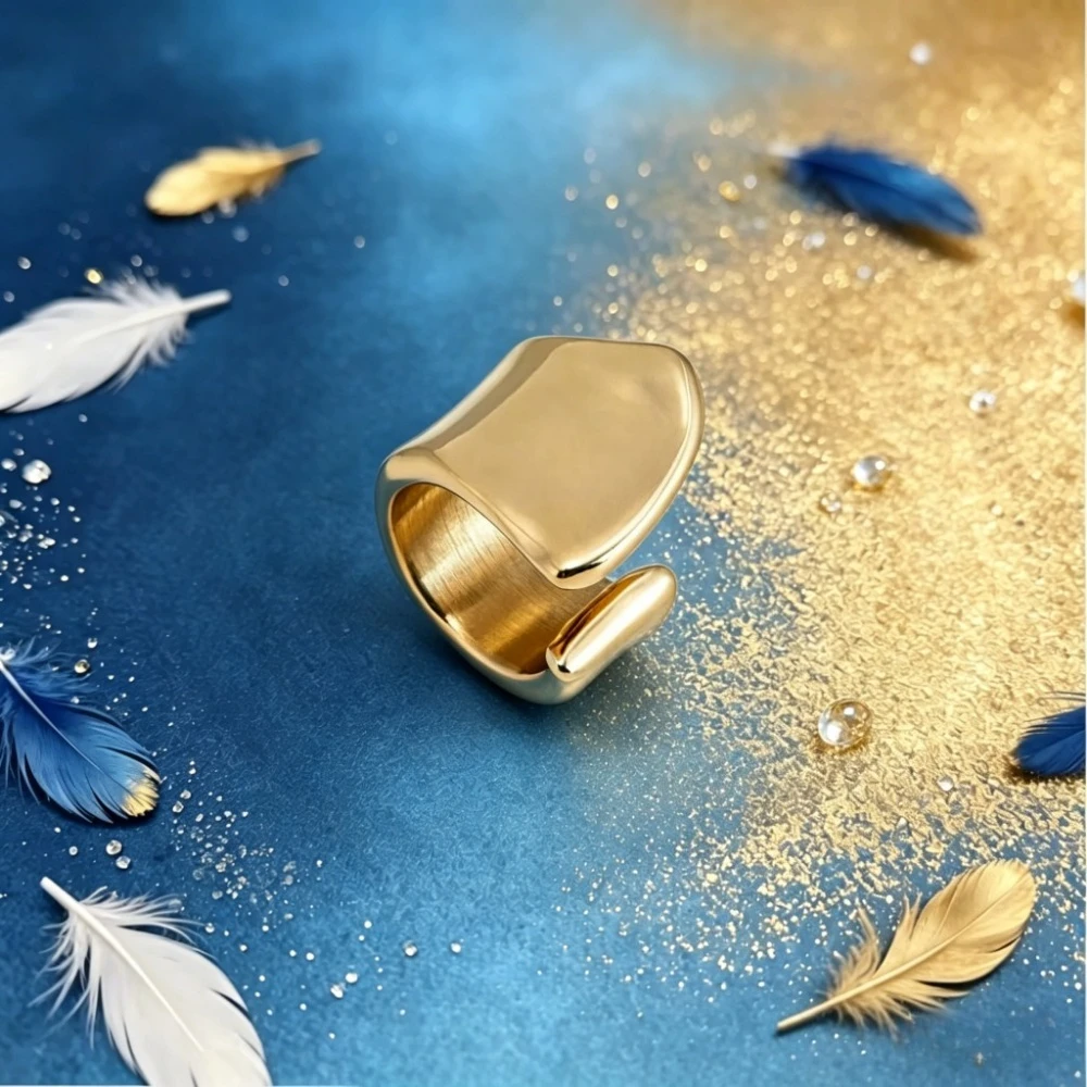 2026 New Spain S925 Silver Fashion Gold Ring European and American Style Boutique Jewelry
2026 New Spain S925 Silver Fashion Gold Ring European and American Style Boutique Jewelry