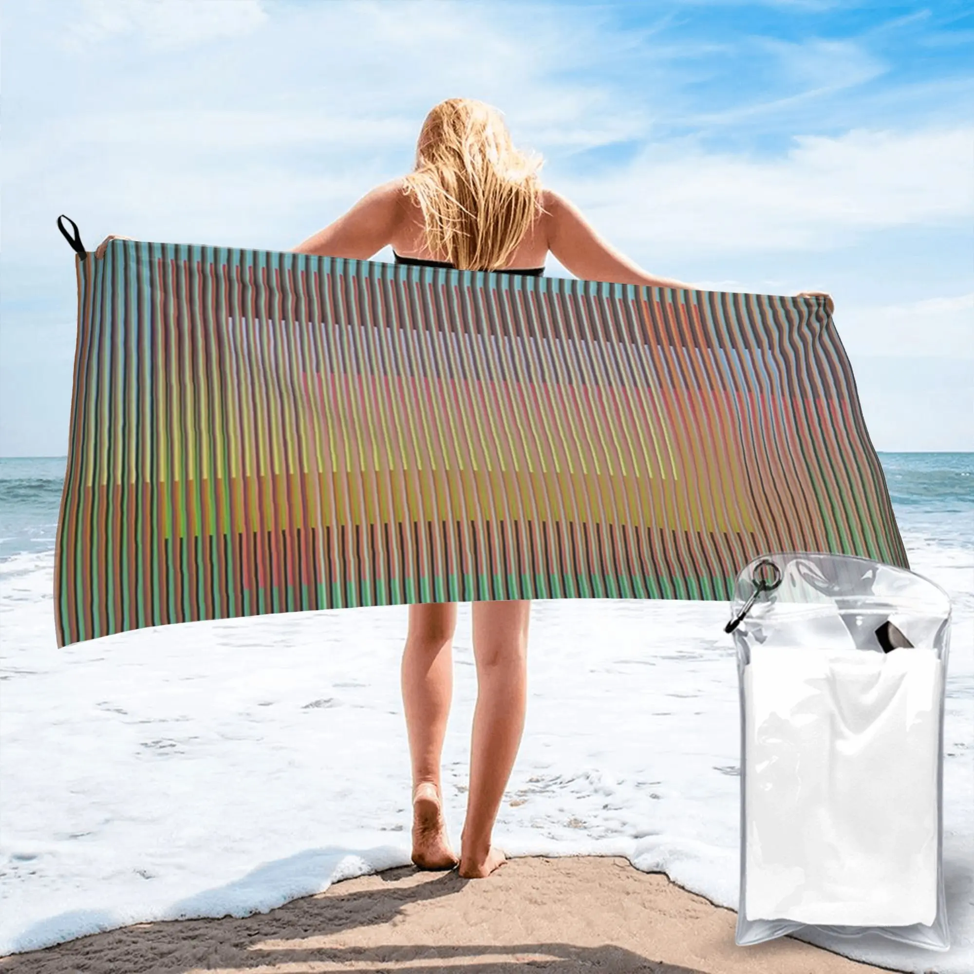 Пляжное полотенце Carlos Cruz-Diez из мягкой микрофибры, быстросохнущее, впитывающее, для бассейна
Пляжное полотенце Carlos Cruz-Diez из мягкой микрофибры, быстросохнущее, впитывающее, для бассейна