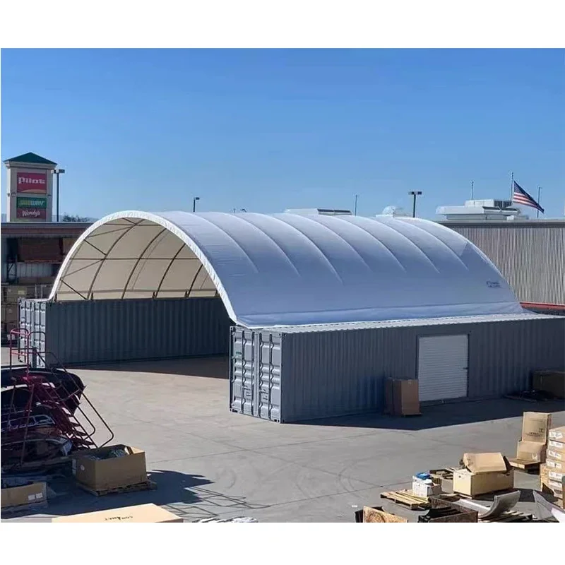 # 40 Ft Container Tent Shelter Carport Garage Storage Container Aircraft Shelter
# 40 Ft Container Tent Shelter Carport Garage Storage Container Aircraft Shelter