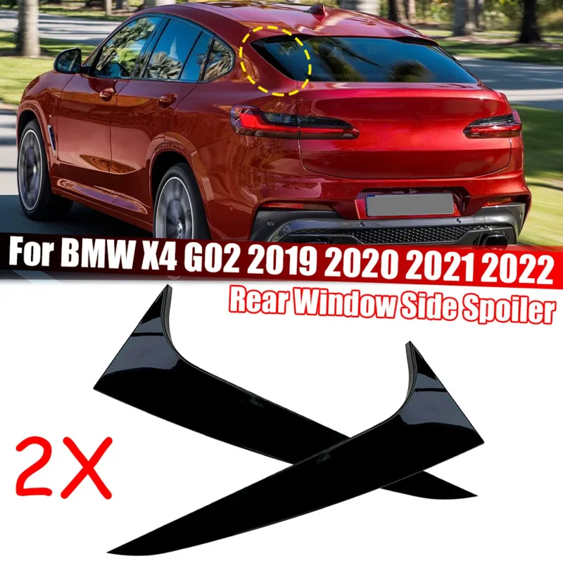 2PCS For BMW X4 G02 rear window side spoiler exterior decoration car sticker modification 2019, 2020, 2021, 2022, 2023
2PCS For BMW X4 G02 rear window side spoiler exterior decoration car sticker modification 2019, 2020, 2021, 2022, 2023