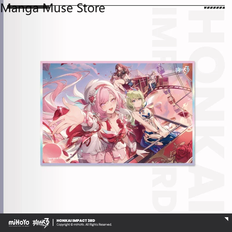 miHoYo Anime Honkai Impact 3rd Elysia Official Merch Original Cosplay Acrylic Stand Keychain Badge Laser Ticket Colored Paper
miHoYo Anime Honkai Impact 3rd Elysia Official Merch Original Cosplay Acrylic Stand Keychain Badge Laser Ticket Colored Paper