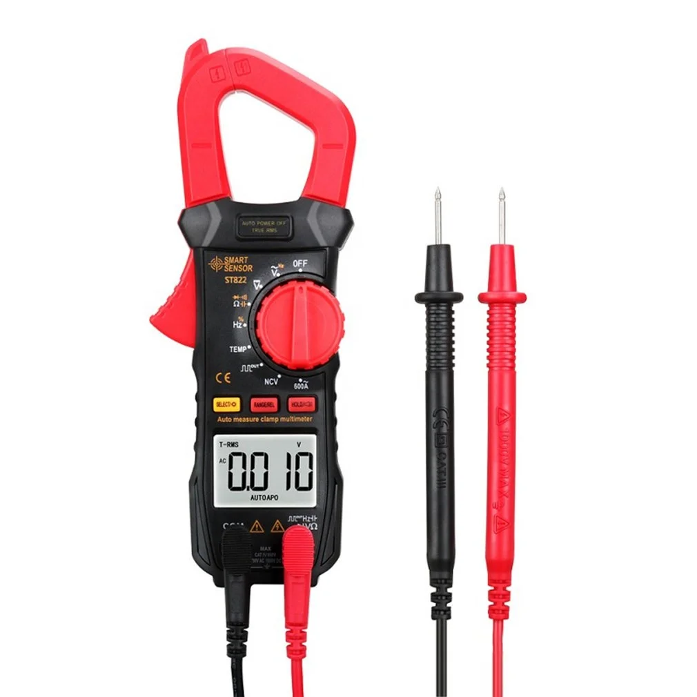 Smart Digital Clamp Meter High Precision ST822 Manual Range Multimeter AC Clamp Ammeter Clamp Calibrator
Smart Digital Clamp Meter High Precision ST822 Manual Range Multimeter AC Clamp Ammeter Clamp Calibrator