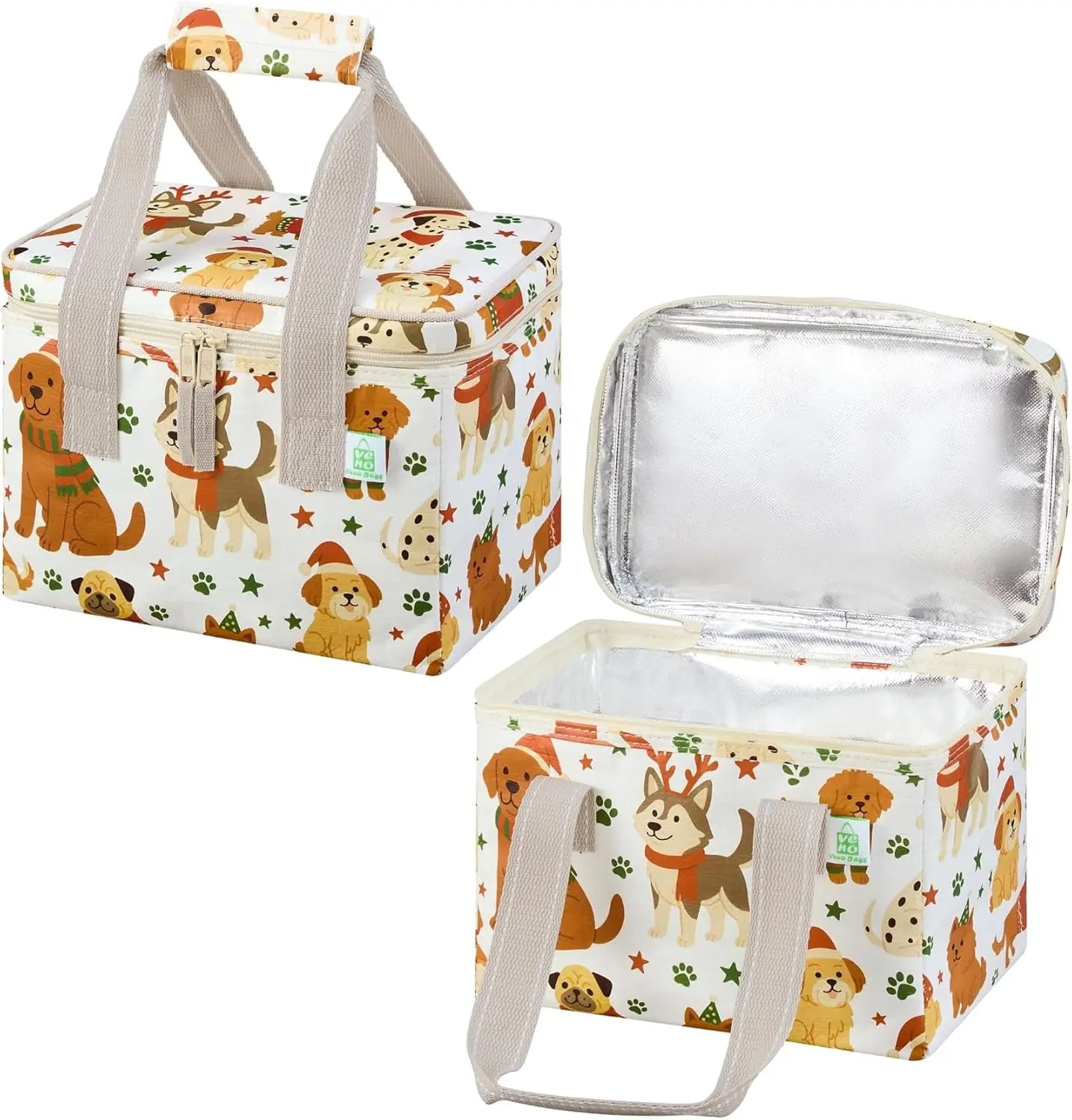 2-Pack Insulated Cooler Bags, Collapsible Water-Resistant Grocery Tote with Zipper, 2.5 Gallon Capacity
2-Pack Insulated Cooler Bags, Collapsible Water-Resistant Grocery Tote with Zipper, 2.5 Gallon Capacity