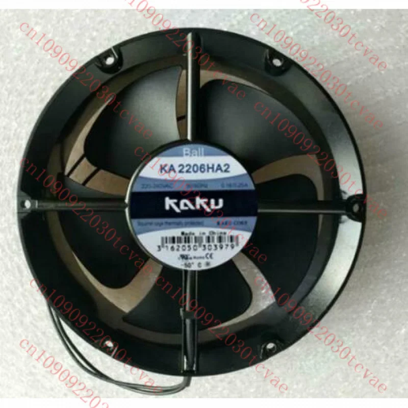 For KAKU KA2206HA2 222*60mm 220V waterproof cooling fan
For KAKU KA2206HA2 222*60mm 220V waterproof cooling fan