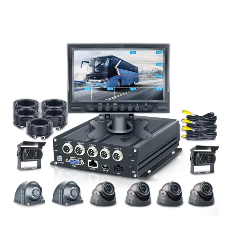 CCENTEN 8CH Mobile DVR Backup Camera System 7" Screen Remote Monitor 1080P AHD Vehicle Car DVR MDVR Video Recorder Universal
CCENTEN 8CH Mobile DVR Backup Camera System 7" Screen Remote Monitor 1080P AHD Vehicle Car DVR MDVR Video Recorder Universal