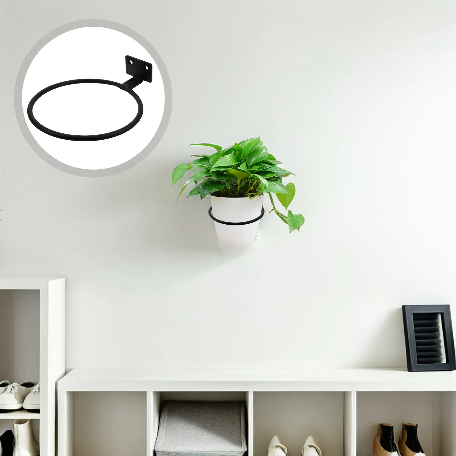 6Sets Wall-Mounted Flower Pot Holder Metal Space-Saving Vertical Garden Planter Rack for Indoor Outdoor Balcony Living Room
6Sets Wall-Mounted Flower Pot Holder Metal Space-Saving Vertical Garden Planter Rack for Indoor Outdoor Balcony Living Room