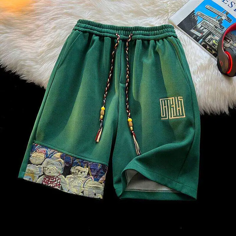 2026 New Style Bear Patterned Four-Quarter Shorts Men's Summer Thin Loose Casual Sports Beach Five-Quarter Mid-Pants
2026 New Style Bear Patterned Four-Quarter Shorts Men's Summer Thin Loose Casual Sports Beach Five-Quarter Mid-Pants