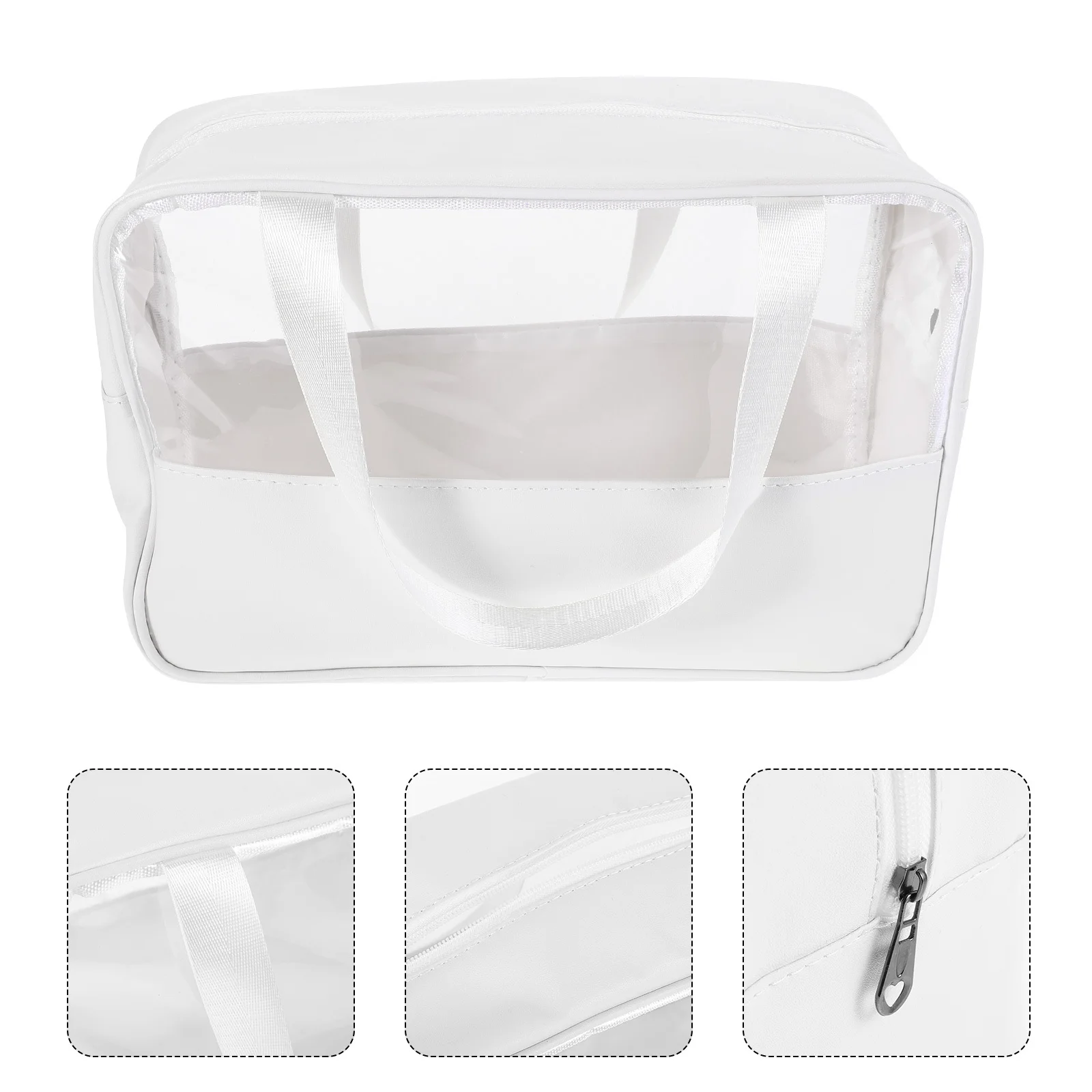 1 Large Capacity Waterproof Bag For Women Patchwork Travel Toiletry Organizer Portable Pouch Lipstick Storage School
1 Large Capacity Waterproof Bag For Women Patchwork Travel Toiletry Organizer Portable Pouch Lipstick Storage School