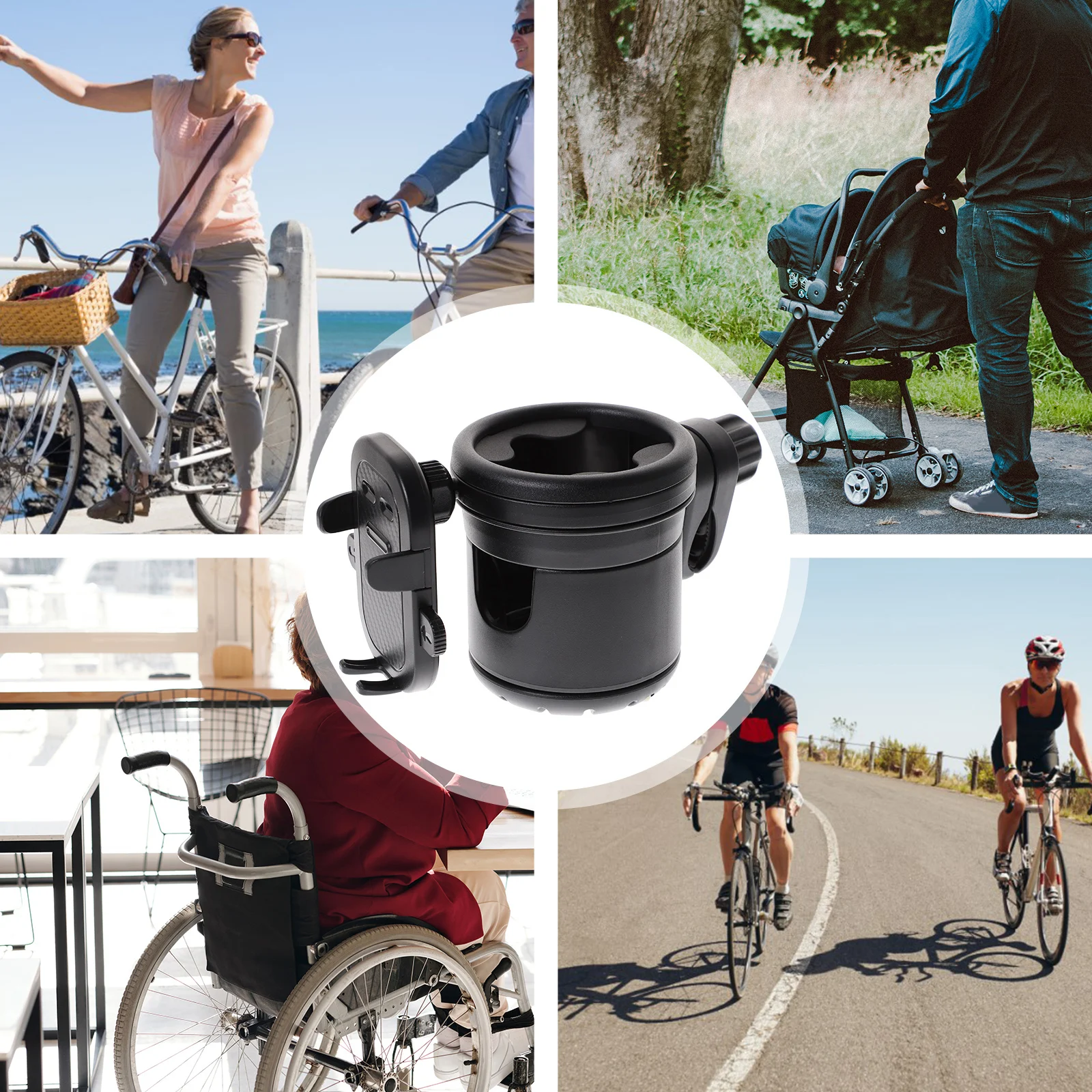 Baby Bottle Holder Universal Cup Stroller Plastic Wheelchair Accessories Bike Cup Holder Attachment Premium Material Durable
Baby Bottle Holder Universal Cup Stroller Plastic Wheelchair Accessories Bike Cup Holder Attachment Premium Material Durable