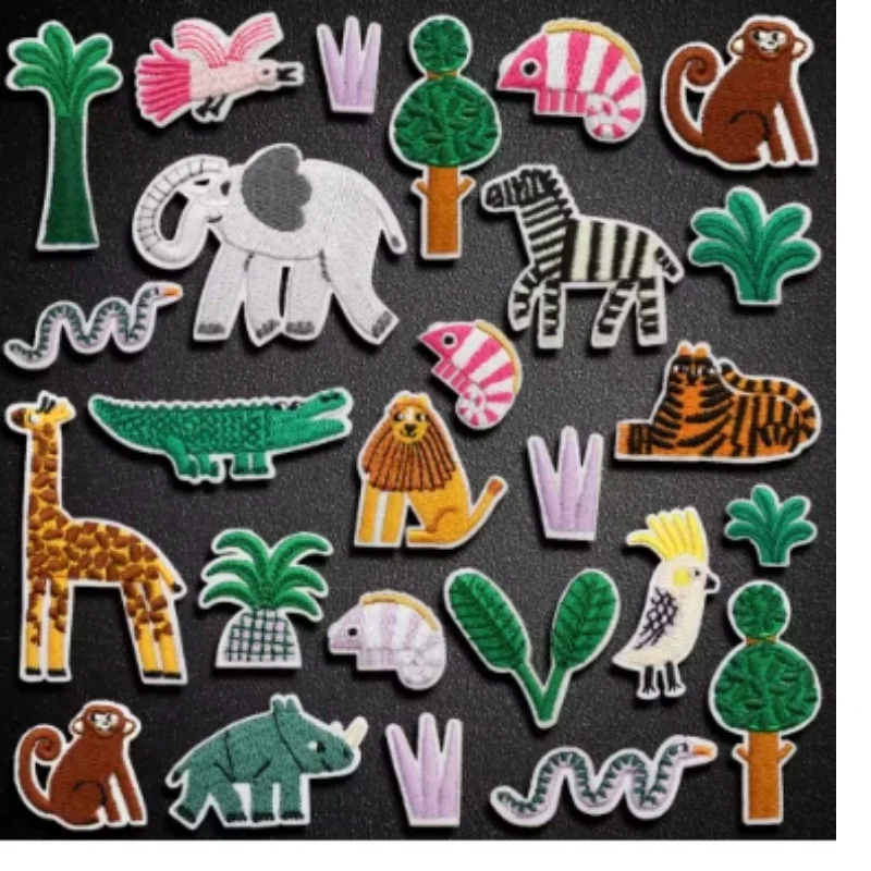Fantasy Forest Embroidery Cloth Sticker Cartoon Animal Patch Sticker Tiger Crocodile Patch Sticker Geese Computer Embroidery
Fantasy Forest Embroidery Cloth Sticker Cartoon Animal Patch Sticker Tiger Crocodile Patch Sticker Geese Computer Embroidery