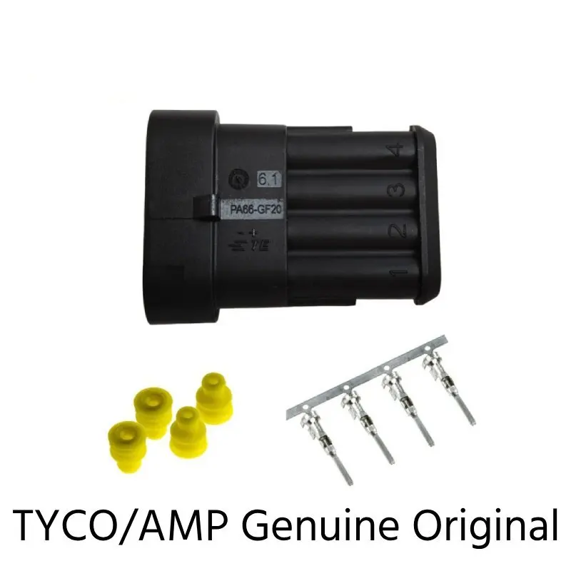 282106-1/282088-1 Водонепроницаемый 4-контактный разъем TE/TYCO AMP Superseal 1.5 мм для автомобилей, с клеммами, тип «папа-мама»
282106-1/282088-1 Водонепроницаемый 4-контактный разъем TE/TYCO AMP Superseal 1.5 мм для автомобилей, с клеммами, тип «папа-мама»