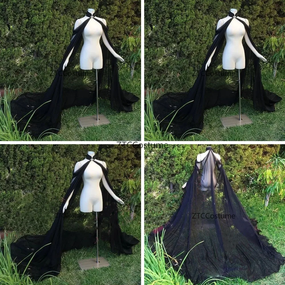 Elegant Chiffon Bridal Bolero Cape Long Wedding Shawl Cloak Elf Cosplay Dress Up Evening Dress Coat Accessories
Elegant Chiffon Bridal Bolero Cape Long Wedding Shawl Cloak Elf Cosplay Dress Up Evening Dress Coat Accessories