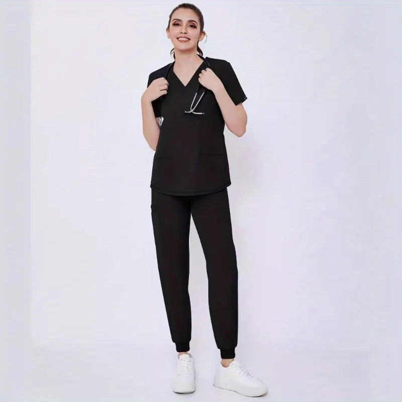 European and American Nurses Wash Clothes Split Suit Jogging Uniform Dental Clinic Medical Work Clothes
European and American Nurses Wash Clothes Split Suit Jogging Uniform Dental Clinic Medical Work Clothes
