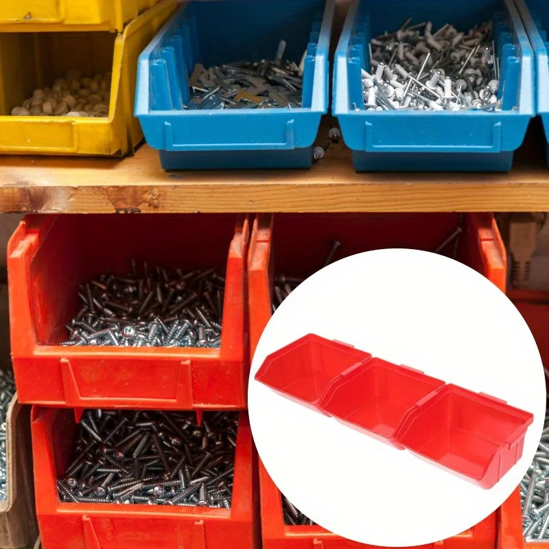 10pcs Wall Mounted Organizer, Stackable Plastic Organizer, Handle Hanging Stacking Basket, Garage Tool Parts Organizer
10pcs Wall Mounted Organizer, Stackable Plastic Organizer, Handle Hanging Stacking Basket, Garage Tool Parts Organizer