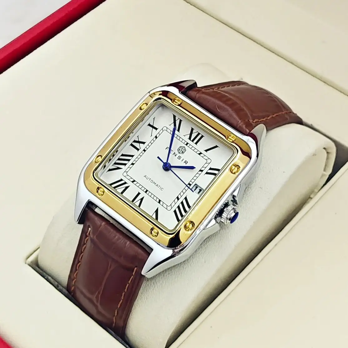 New High-End Business Casual Men's Quartz Watch, Square Dial, Waterproof Calendar Display, Leather Strap, European and American Style, Fashionable, Simple, Versatile, Stylish Men's Watch, Suitable for Various Occasions, the First Choice for Gift-Giving, B
New High-End Business Casual Men's Quartz Watch, Square Dial, Waterproof Calendar Display, Leather Strap, European and American Style, Fashionable, Simple, Versatile, Stylish Men's Watch, Suitable for Various Occasions, the First Choice for Gift-Giving, B