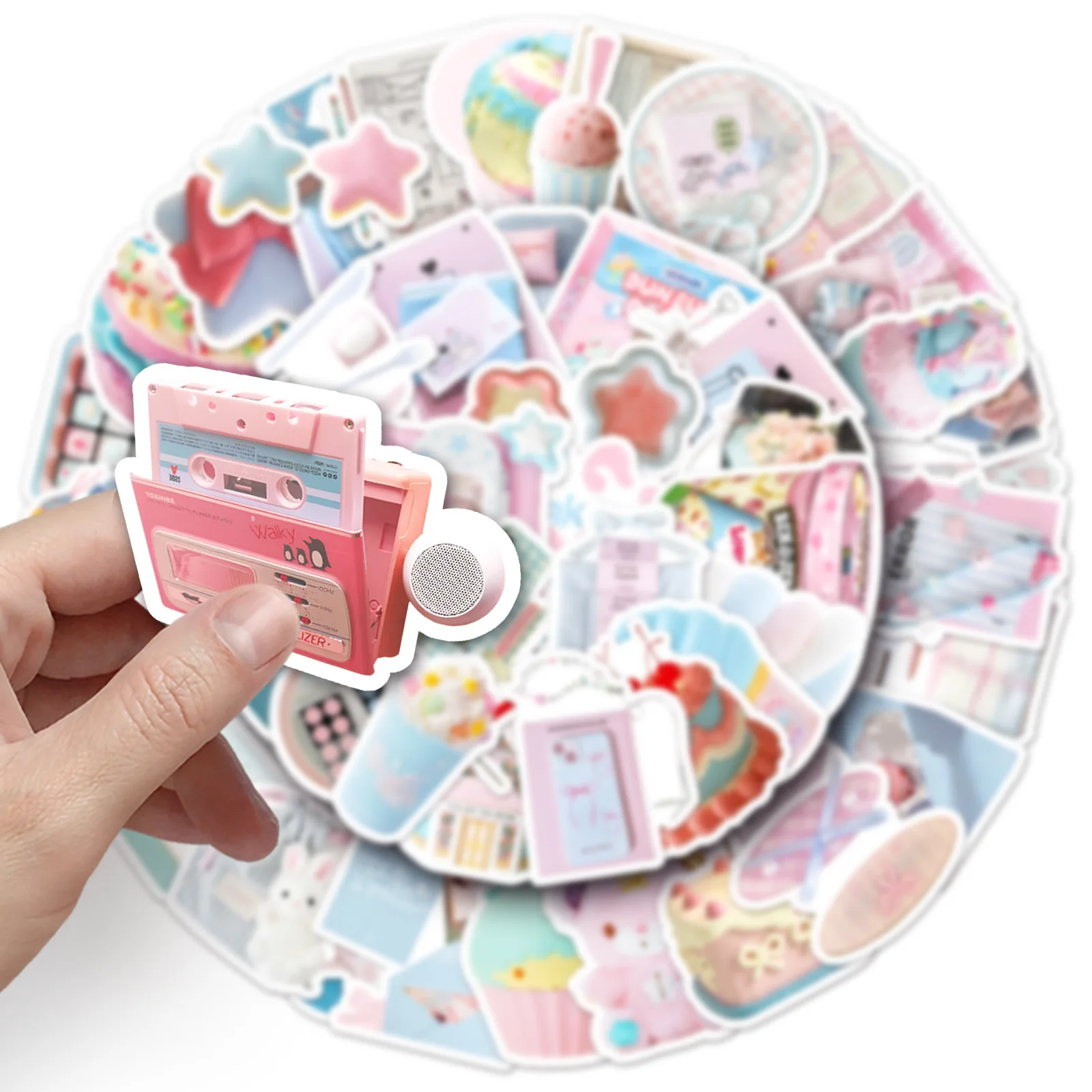 52PCS Cute Pink Blue Ins Style Stickers Kawaii Cartoon Decoration DIY Luggage Laptop Notebook Bike Phone Kids Toys Graffiti
52PCS Cute Pink Blue Ins Style Stickers Kawaii Cartoon Decoration DIY Luggage Laptop Notebook Bike Phone Kids Toys Graffiti