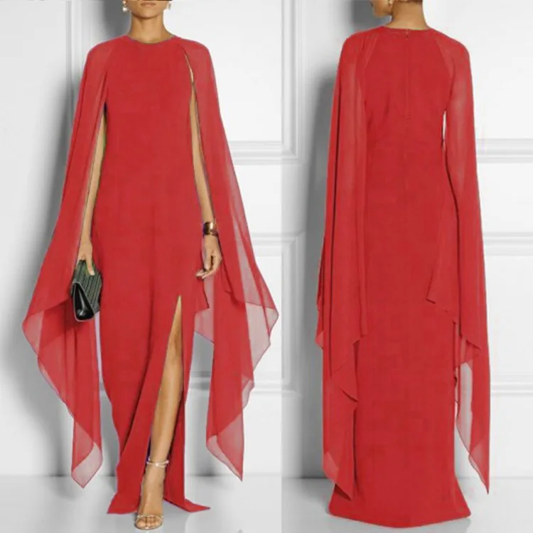 Women's Long Skirt Elegant Red Slit Party Loose Waist Evening Slim High-end Temperament Black Dress
Women's Long Skirt Elegant Red Slit Party Loose Waist Evening Slim High-end Temperament Black Dress