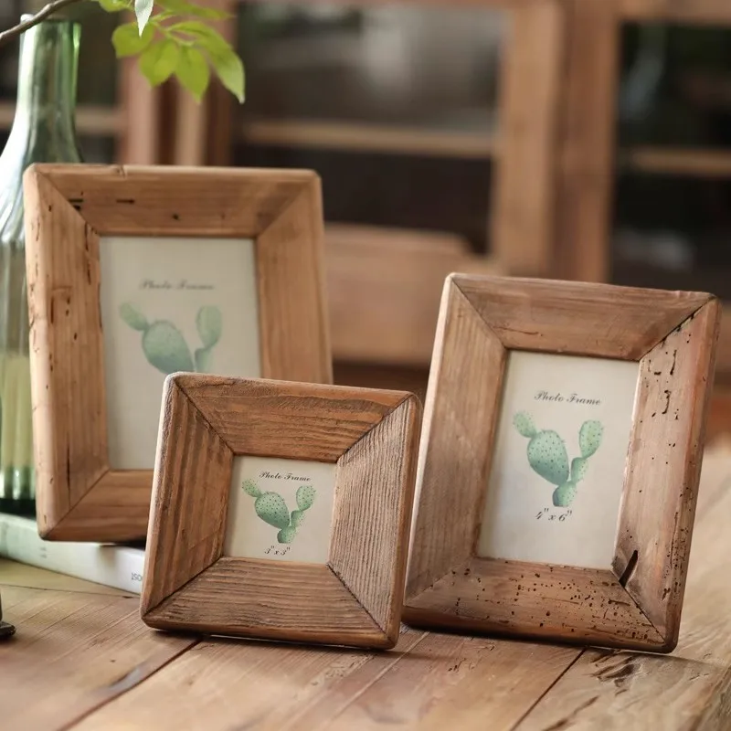 Rustic Style Wooden Artistic Atmosphere Picture Frame 3 Inch/6 Inch/7 Inch Solid Wood Photo Frame Display for Living Room
Rustic Style Wooden Artistic Atmosphere Picture Frame 3 Inch/6 Inch/7 Inch Solid Wood Photo Frame Display for Living Room