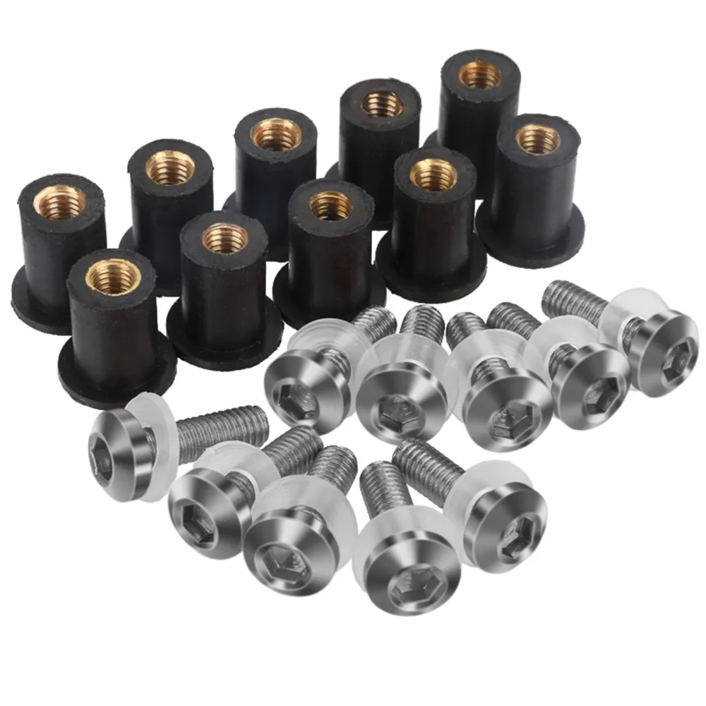 10PCS M5 Motorcycle Windshield Bolts Kits Windscreen Screws FOR Honda CBR 125R 250R 300R 500R 600 900 954 1000 RR CBR650R XADV
10PCS M5 Motorcycle Windshield Bolts Kits Windscreen Screws FOR Honda CBR 125R 250R 300R 500R 600 900 954 1000 RR CBR650R XADV