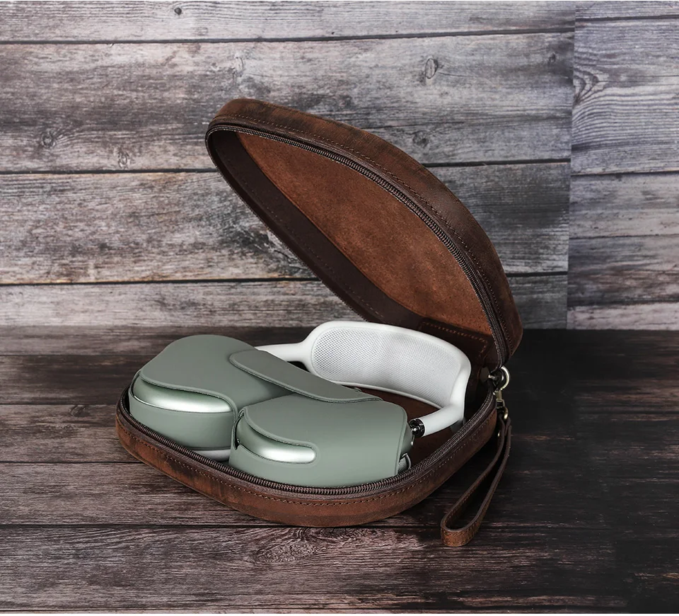 Earphone Hard Case for Apple Airpods Max Cow Leather Handmade Box for Sony WH1000XM4 Headphone Carrying Bags
Earphone Hard Case for Apple Airpods Max Cow Leather Handmade Box for Sony WH1000XM4 Headphone Carrying Bags