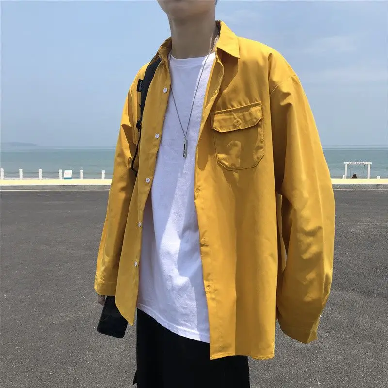 Advanced Style Outerwear for Men Long Sleeved Cool and Loose Casual Jacket Men's Korean Style Top
Advanced Style Outerwear for Men Long Sleeved Cool and Loose Casual Jacket Men's Korean Style Top