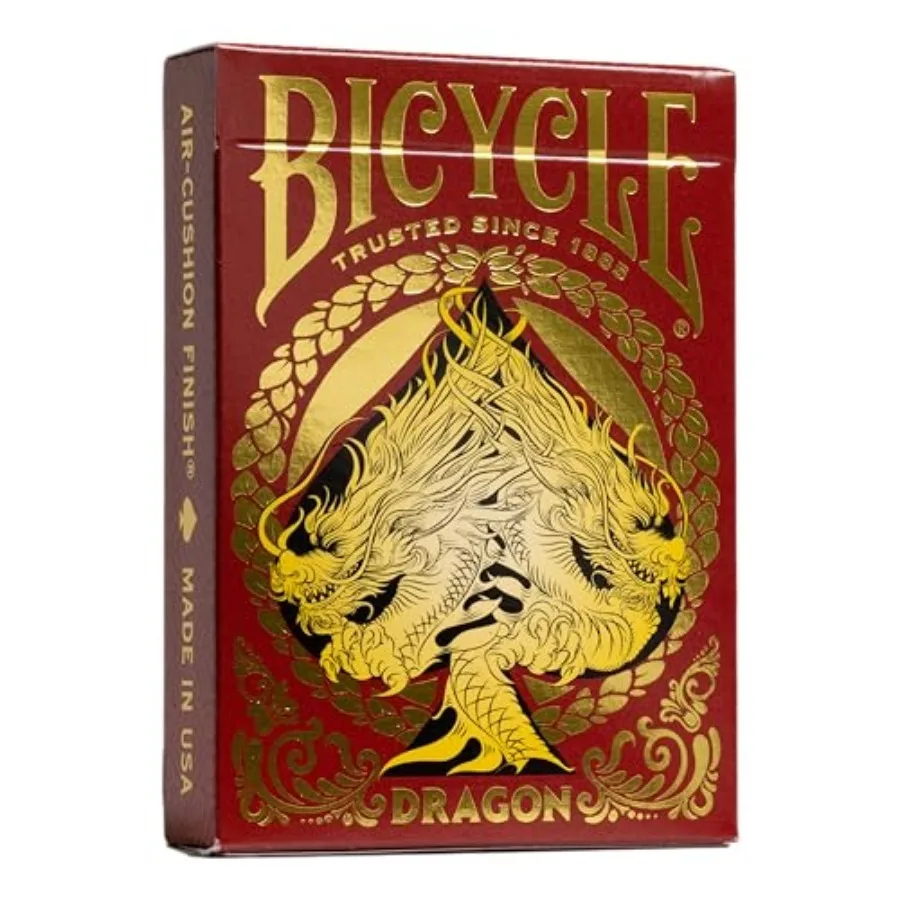 Red Dragon Gold Foil Premium Playing Cards, 1 Deck
Red Dragon Gold Foil Premium Playing Cards, 1 Deck