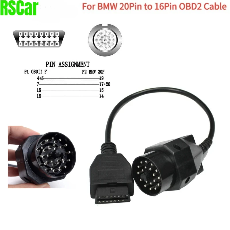 NEW OBD2 for BMW 20Pin To OBD2 16 PIN Female Connector 36 E39 X5 Z3 for BMW 20PIN Adapter Cable Extension Cable OBDII Adapter
NEW OBD2 for BMW 20Pin To OBD2 16 PIN Female Connector 36 E39 X5 Z3 for BMW 20PIN Adapter Cable Extension Cable OBDII Adapter