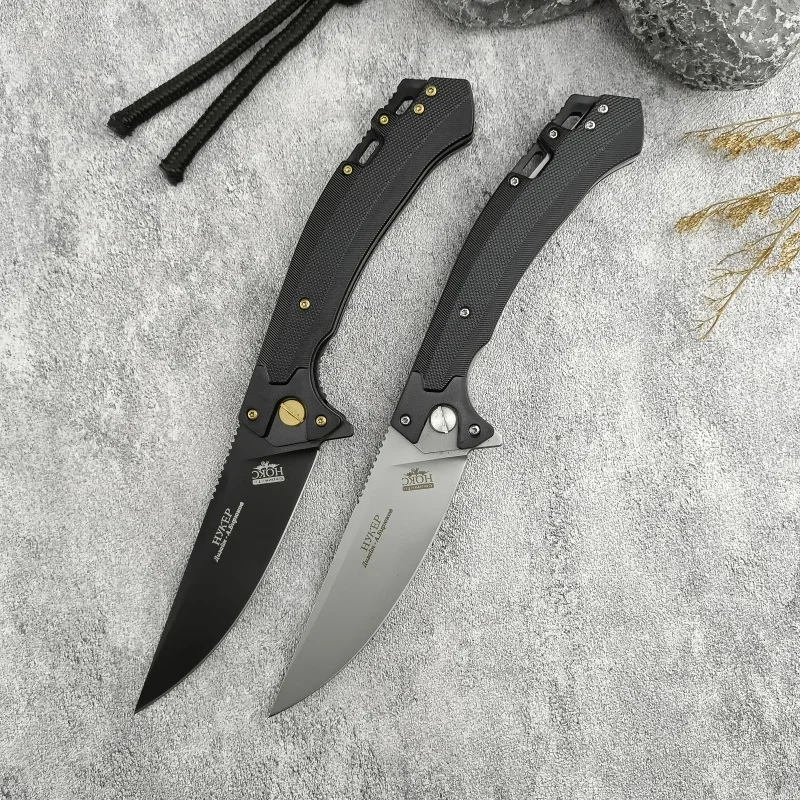 HOKC Folding Knife Nylon Fiber Handle 440C Blade Combat Military in Wilderness Exploration Is Convenient To Carry Hunting Knives
HOKC Folding Knife Nylon Fiber Handle 440C Blade Combat Military in Wilderness Exploration Is Convenient To Carry Hunting Knives