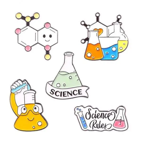 Alloy Cartoon Beaker Brooch Pins Set Cute Enamel Badge Jewelry and Accessories for Women Men Costume Cosplay Events
Alloy Cartoon Beaker Brooch Pins Set Cute Enamel Badge Jewelry and Accessories for Women Men Costume Cosplay Events