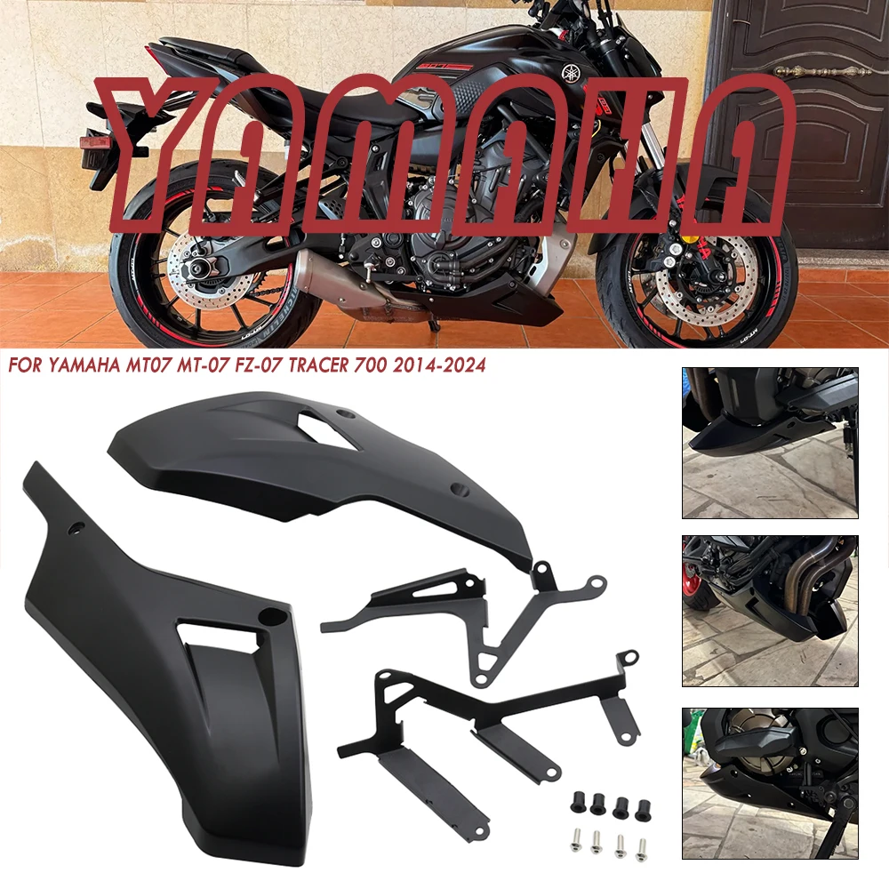 Motorcycle Belly Pan Engine Spoiler Lower Fairing Frame Panel Protector FOR Yamaha MT07 MT-07 FZ-07 Tracer 700 2014-2024
Motorcycle Belly Pan Engine Spoiler Lower Fairing Frame Panel Protector FOR Yamaha MT07 MT-07 FZ-07 Tracer 700 2014-2024