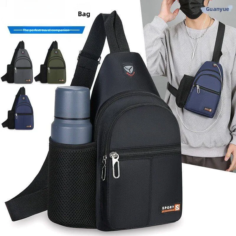 Men's Casual Oxford Cloth Crossbody Chest Bag Large Capacity Single Shoulder Backpack Fashion Trend Stylish Slant Bag
Men's Casual Oxford Cloth Crossbody Chest Bag Large Capacity Single Shoulder Backpack Fashion Trend Stylish Slant Bag
