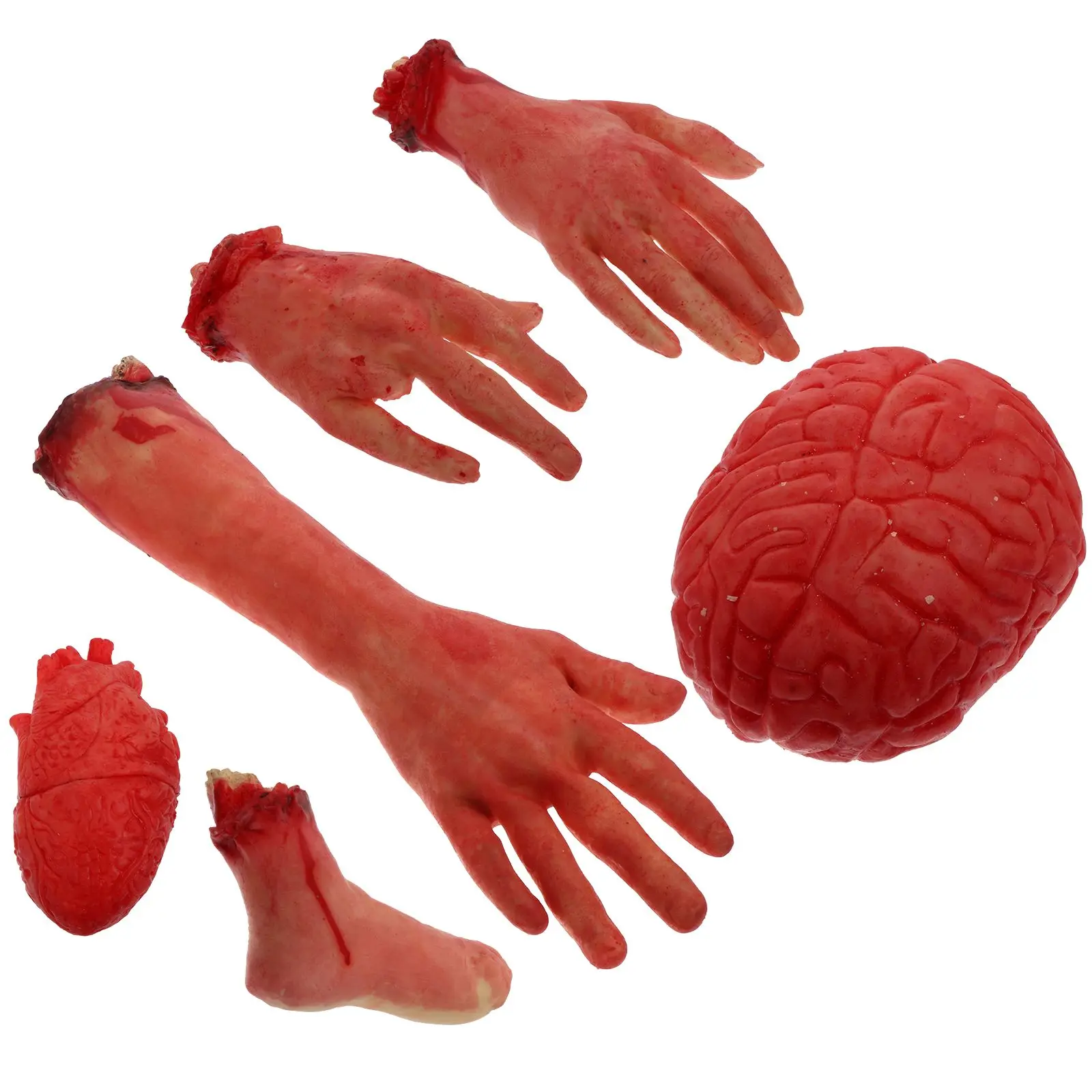 Fake Hands Feet Decorations Bloody Body Parts Props Portable Spooky Plastic Halloween Party Supplies Reusable SafeHaunted House
Fake Hands Feet Decorations Bloody Body Parts Props Portable Spooky Plastic Halloween Party Supplies Reusable SafeHaunted House
