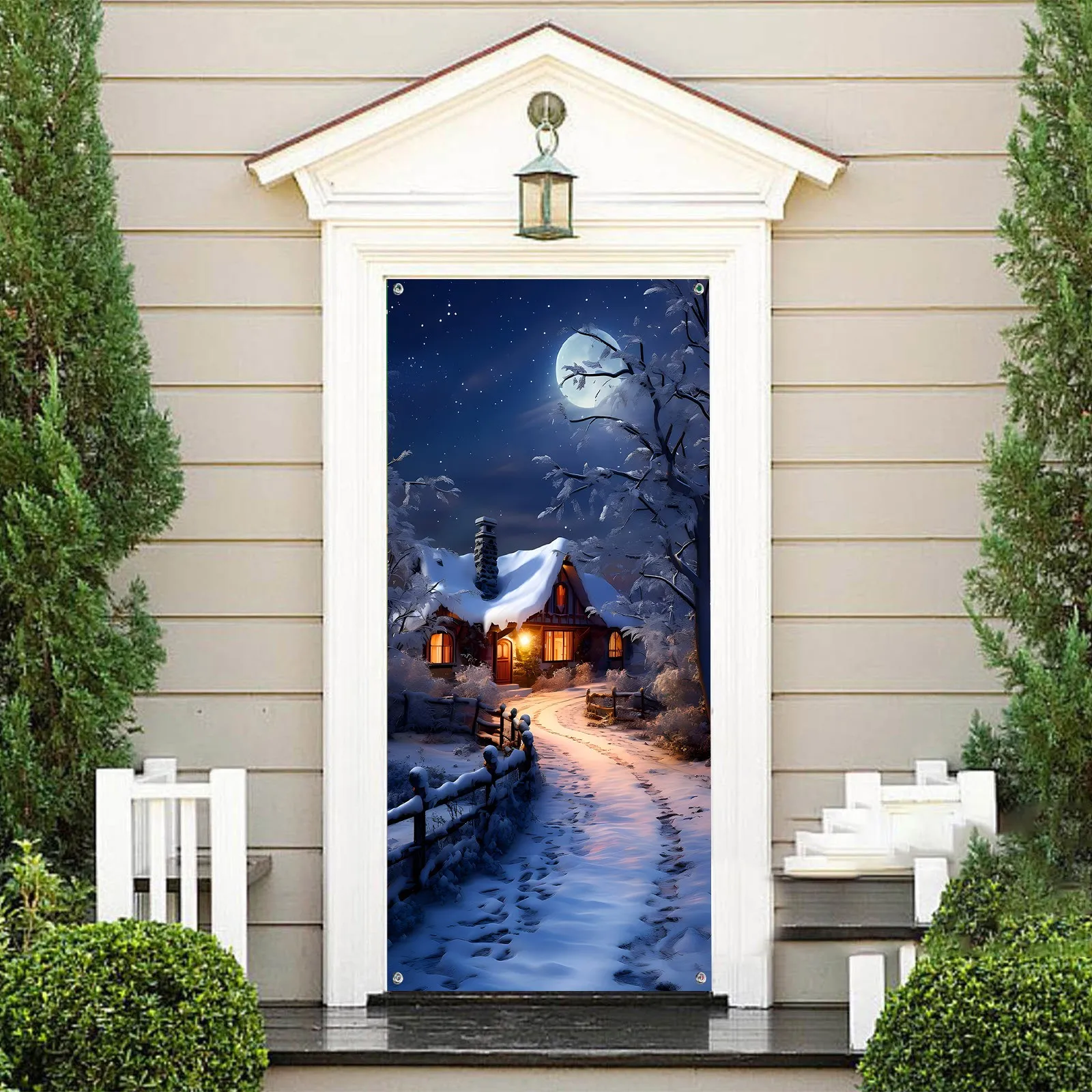 90x200cm Winter Snow View Door Frame Snow View Background Door Frame Christmas Party Curtain Party Decorations for Women Rose
90x200cm Winter Snow View Door Frame Snow View Background Door Frame Christmas Party Curtain Party Decorations for Women Rose