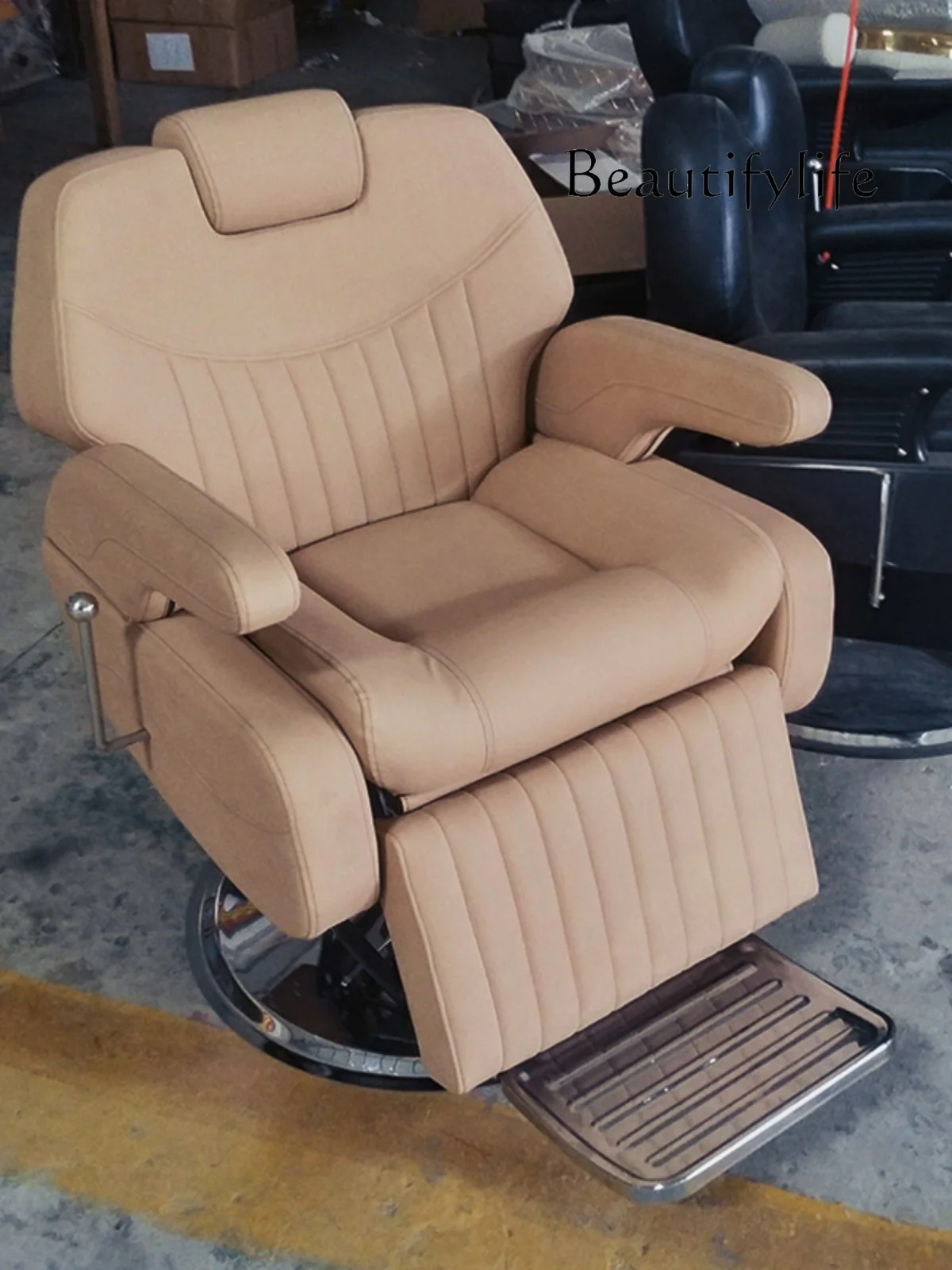 Hair Care Center Can Put down Physiotherapy Chair Barber Beauty Big Chassis Hair Cutting Chair
Hair Care Center Can Put down Physiotherapy Chair Barber Beauty Big Chassis Hair Cutting Chair